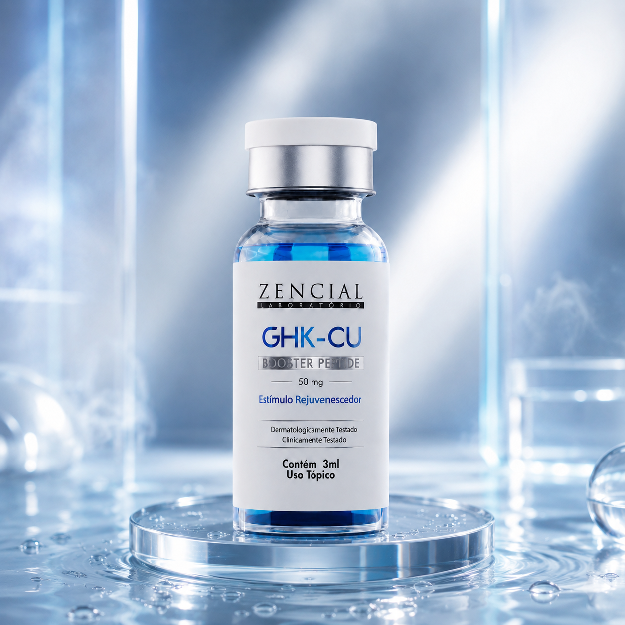 GHK-Cu Peptide Zencial 50mg | Frasco 3ml
